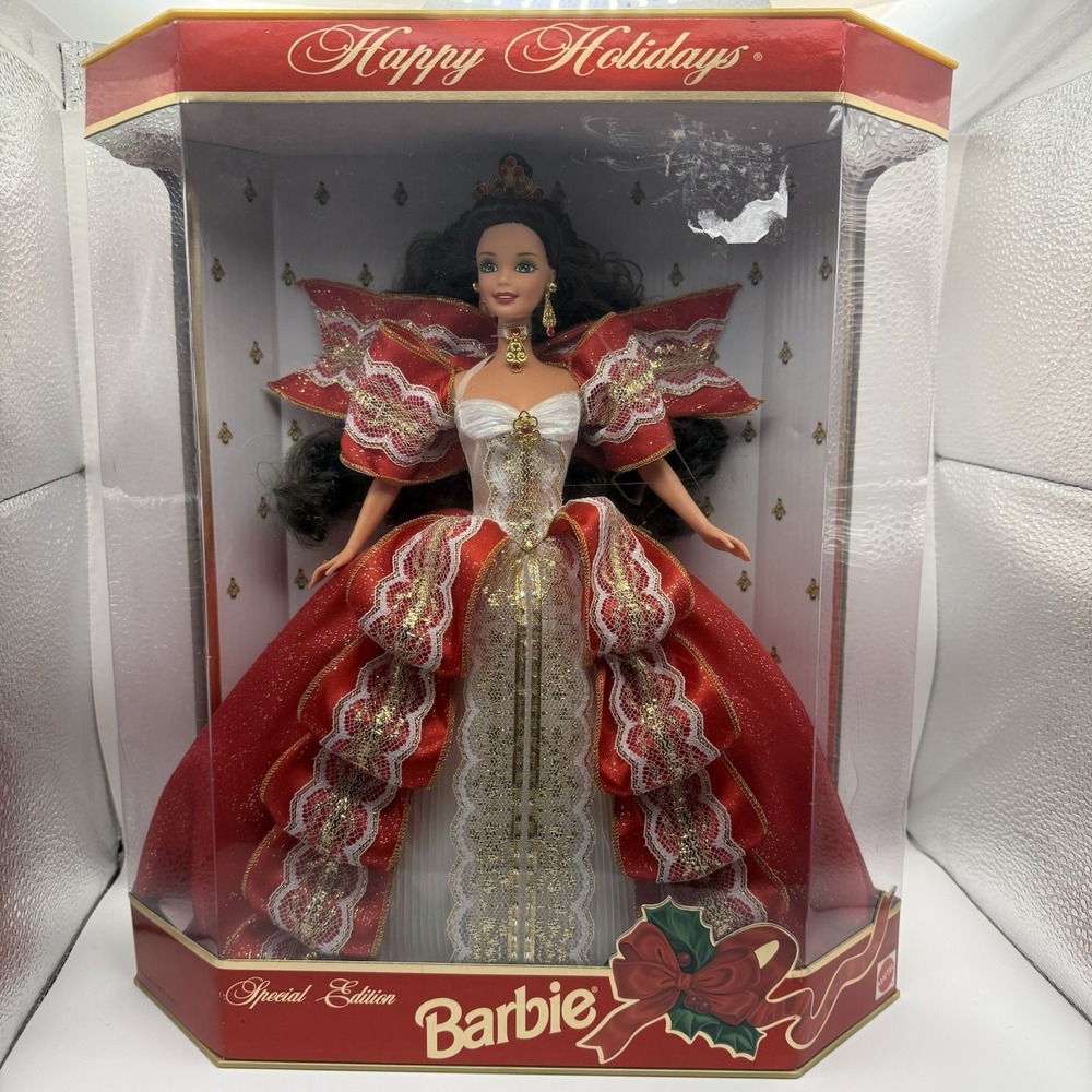 Barbie Holiday 1997 Christmas Happy Holidays Barbie Doll Mattel Special Edition